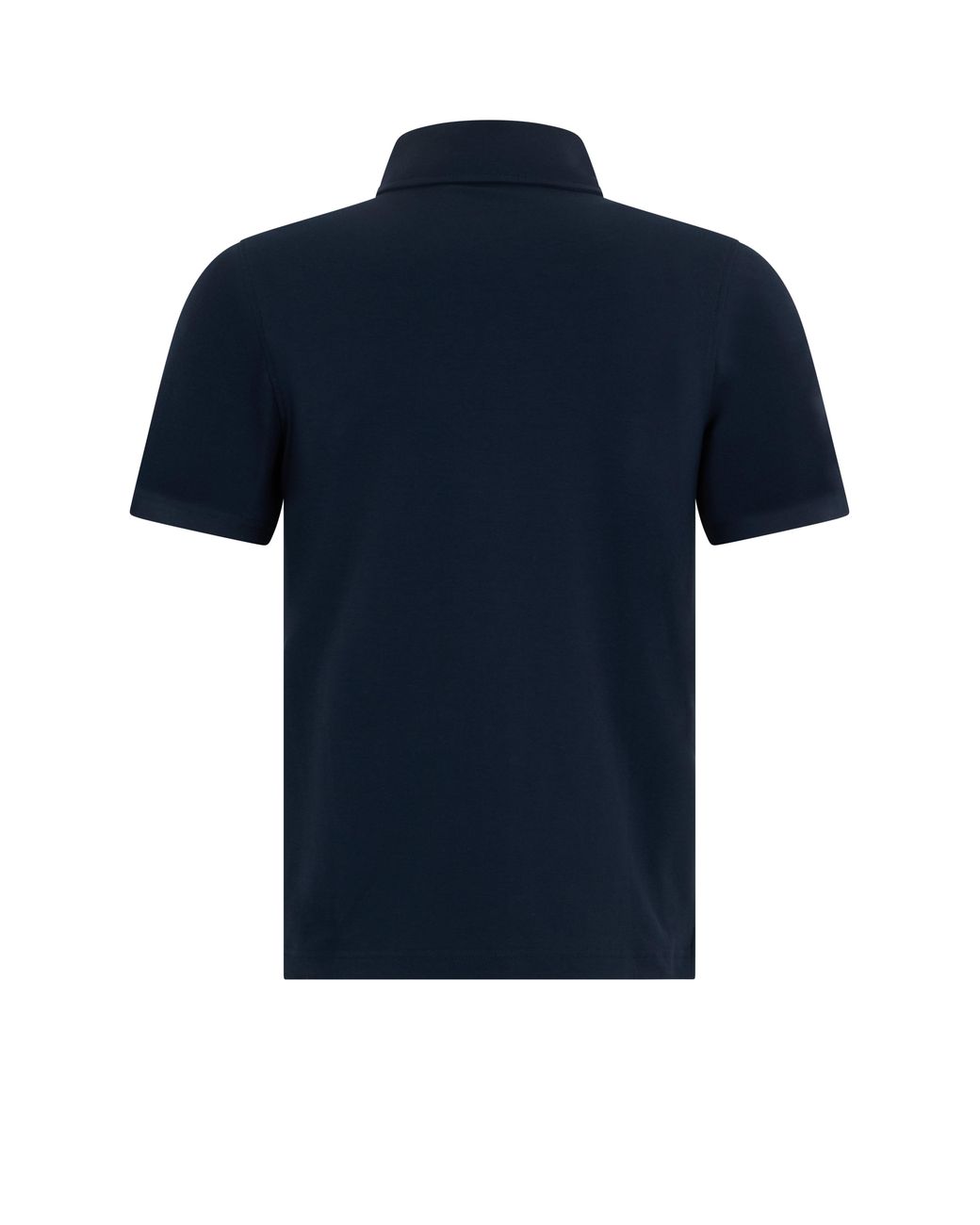 K-Way Blue Cotton Polo With Short Sleeves for men