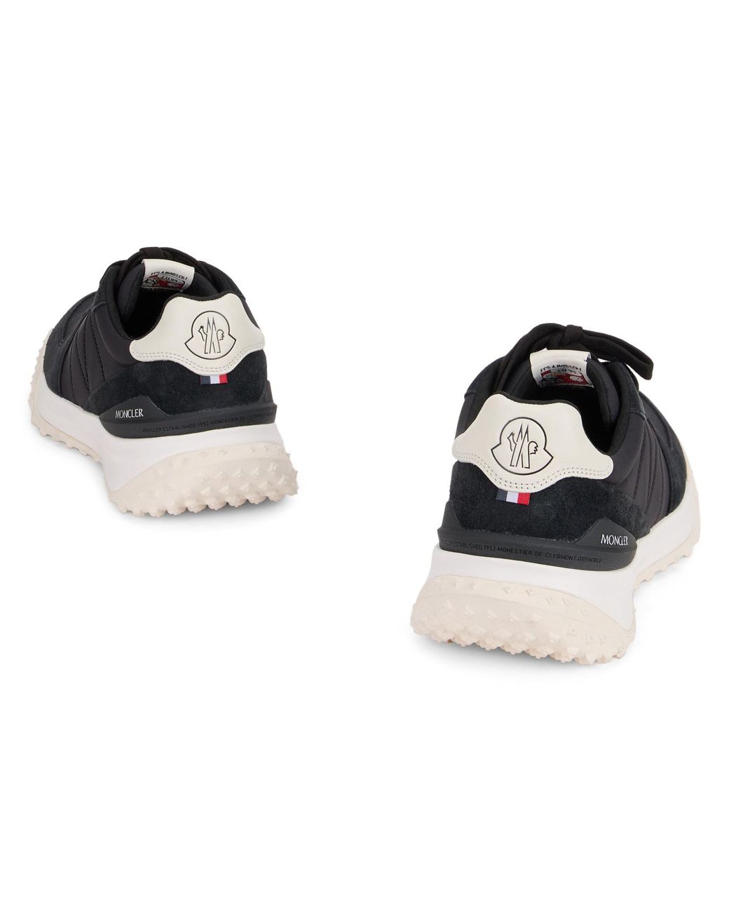 Moncler Black Sneakers With Thick Sole for men