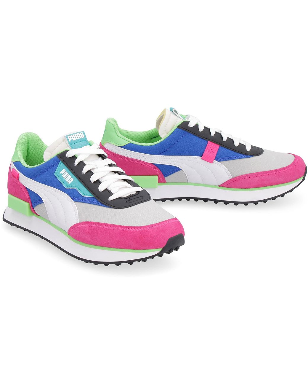multicolor puma sneakers