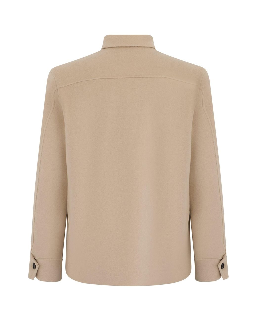 Slowear Natural Wool Button-Front Winter Jacket for men
