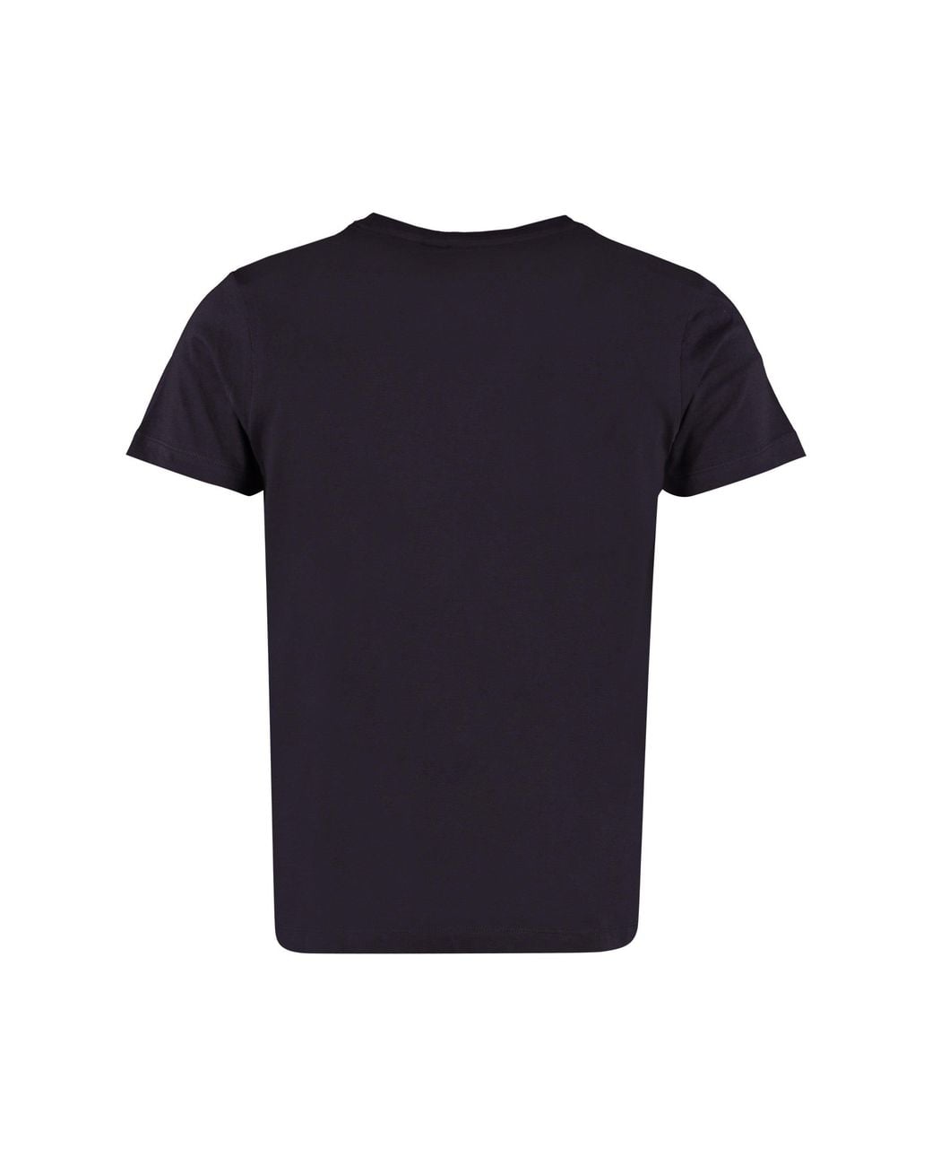 K-Way Black Logo Print Cotton T-Shirt for men