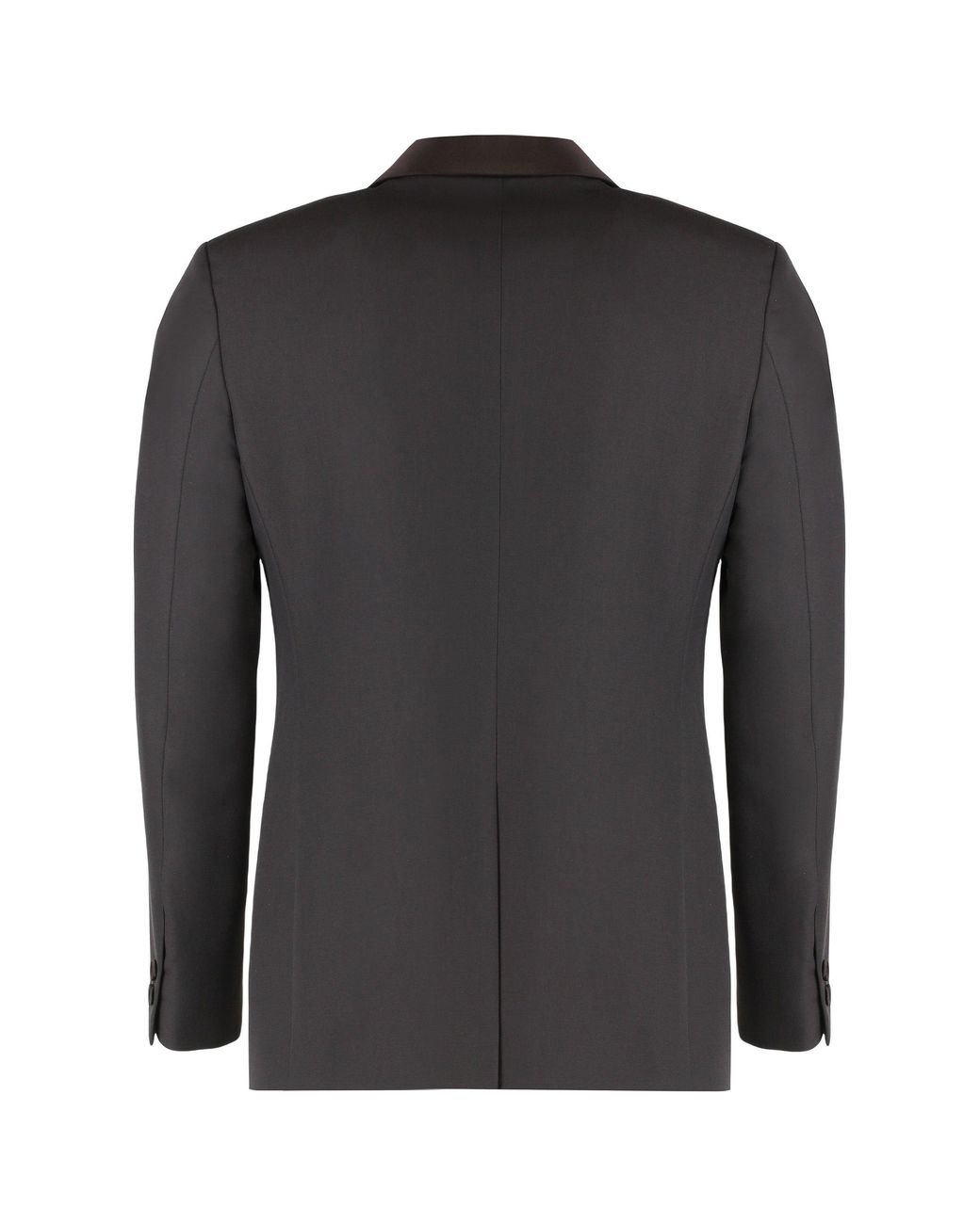 Fendi Black Blazer Crepe Wool, Polyester Suit & Dinner Jackets for men