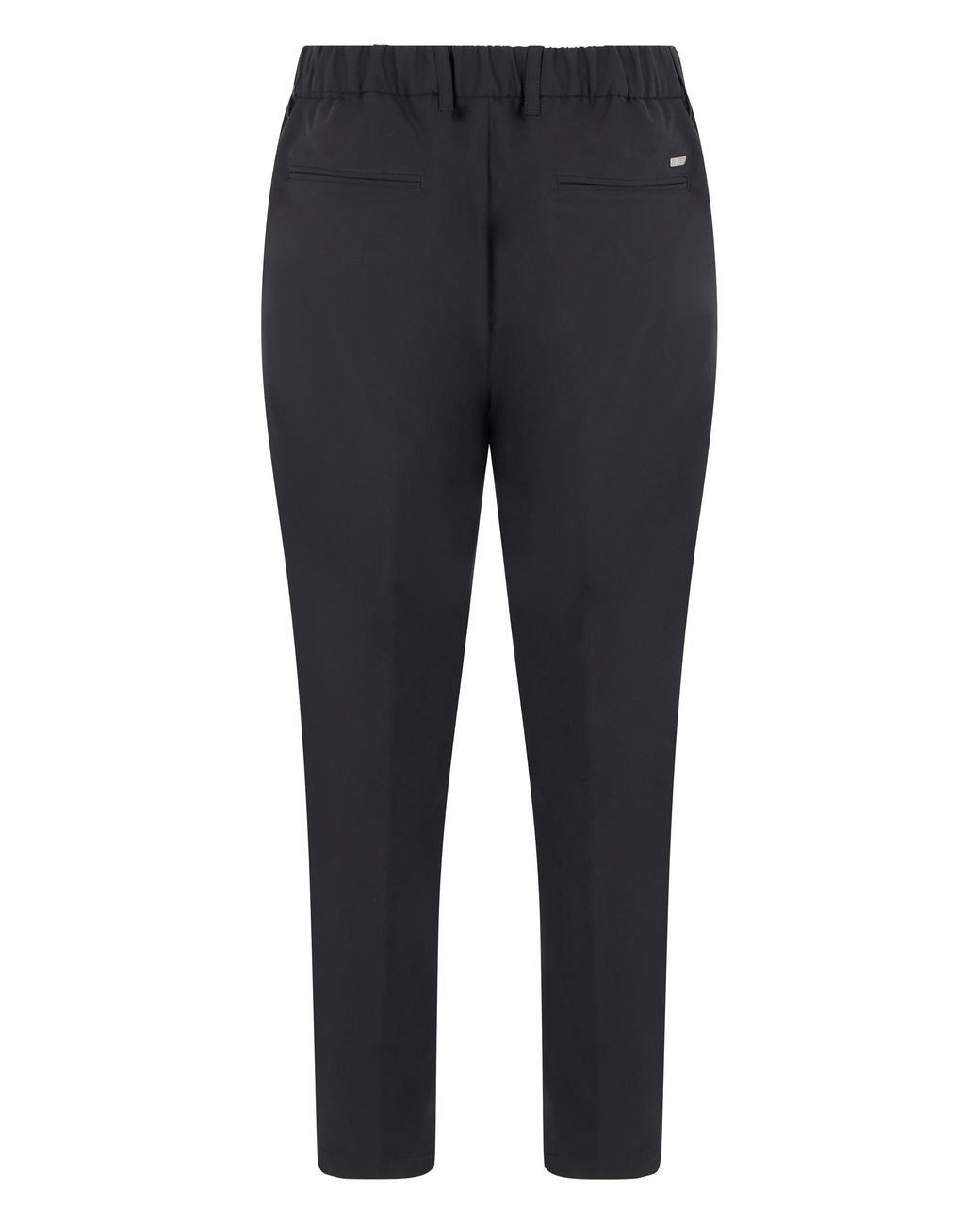 Herno Blue Trousers With Crease And Elastic Waist for men