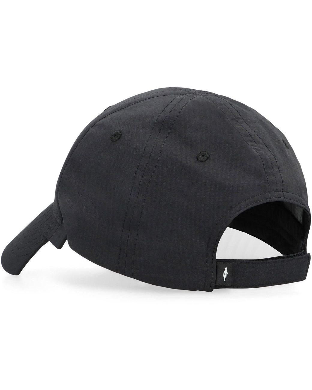 Balenciaga Black Logo Baseball Cap Polyester Hat for men