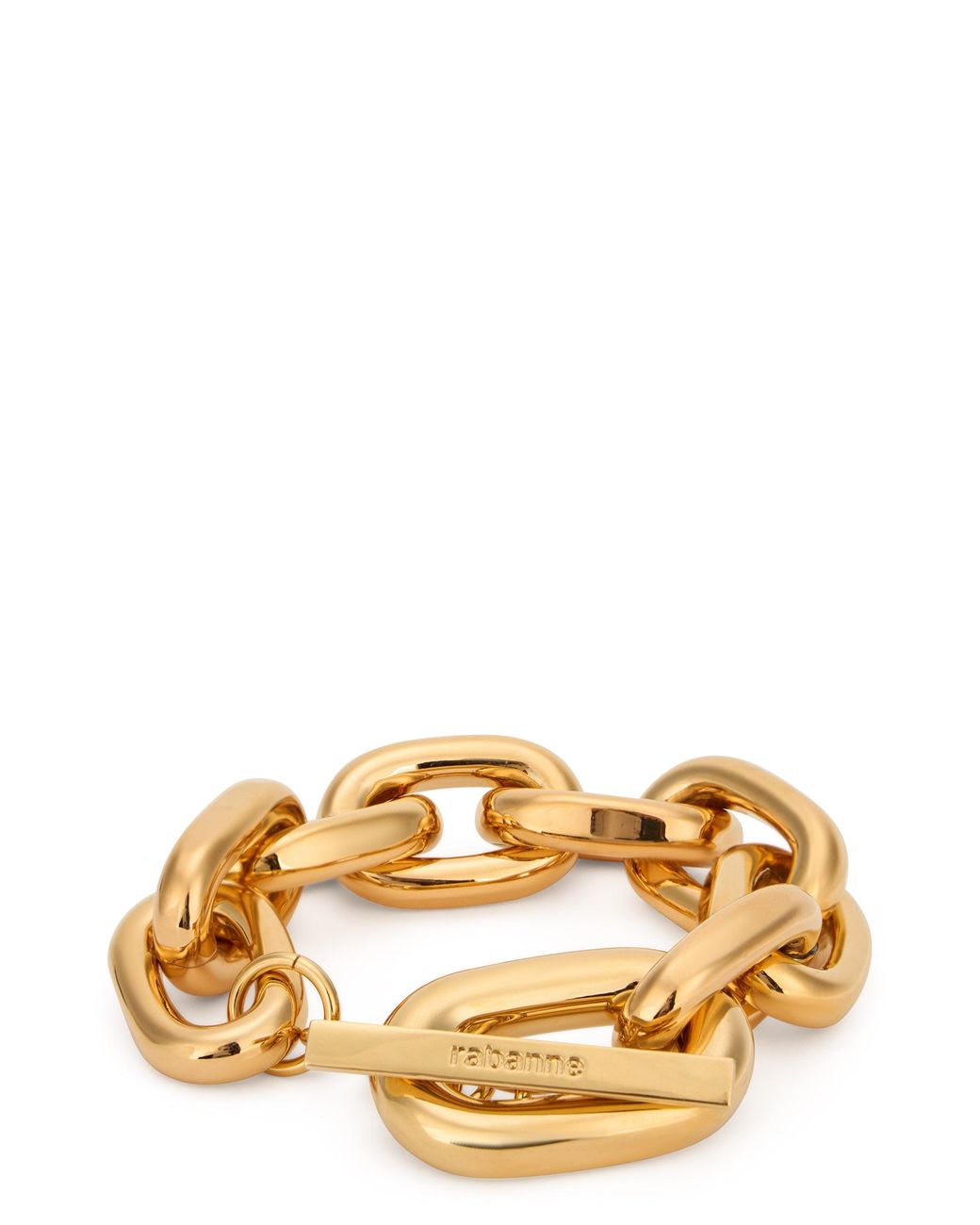Rabanne Metallic Bracelet Xl Link Chain