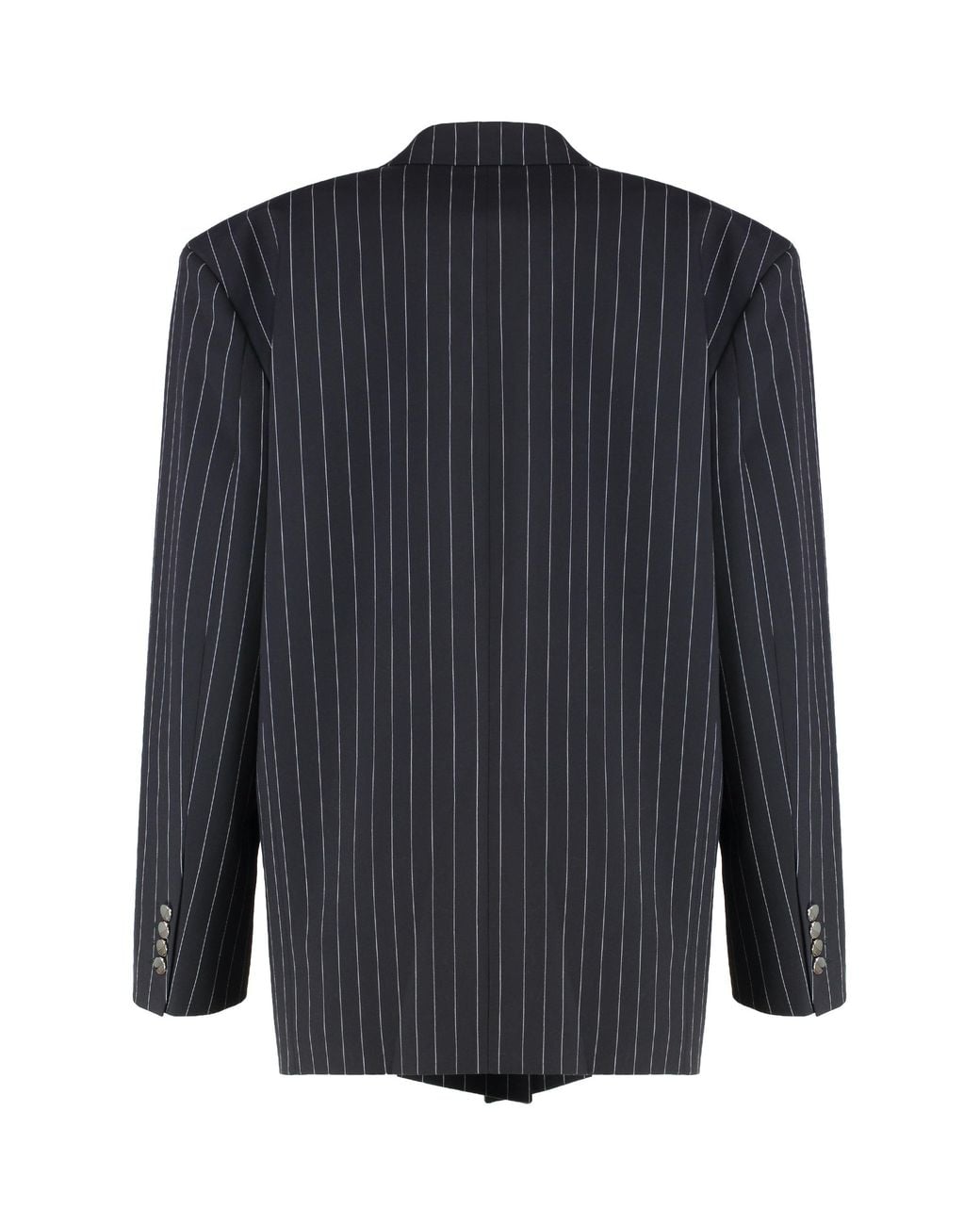 The Attico Black Single-Breasted One Button Jacket Polyester Blazers