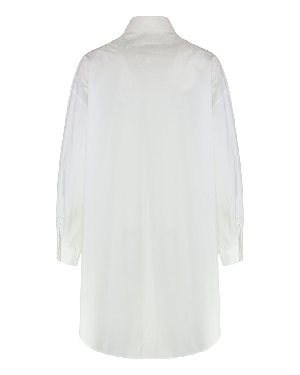 MM6 by Maison Margiela White Oversized Cotton Shirt