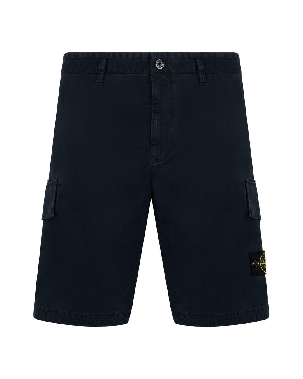 Stone Island Blue Bermuda Cargo for men