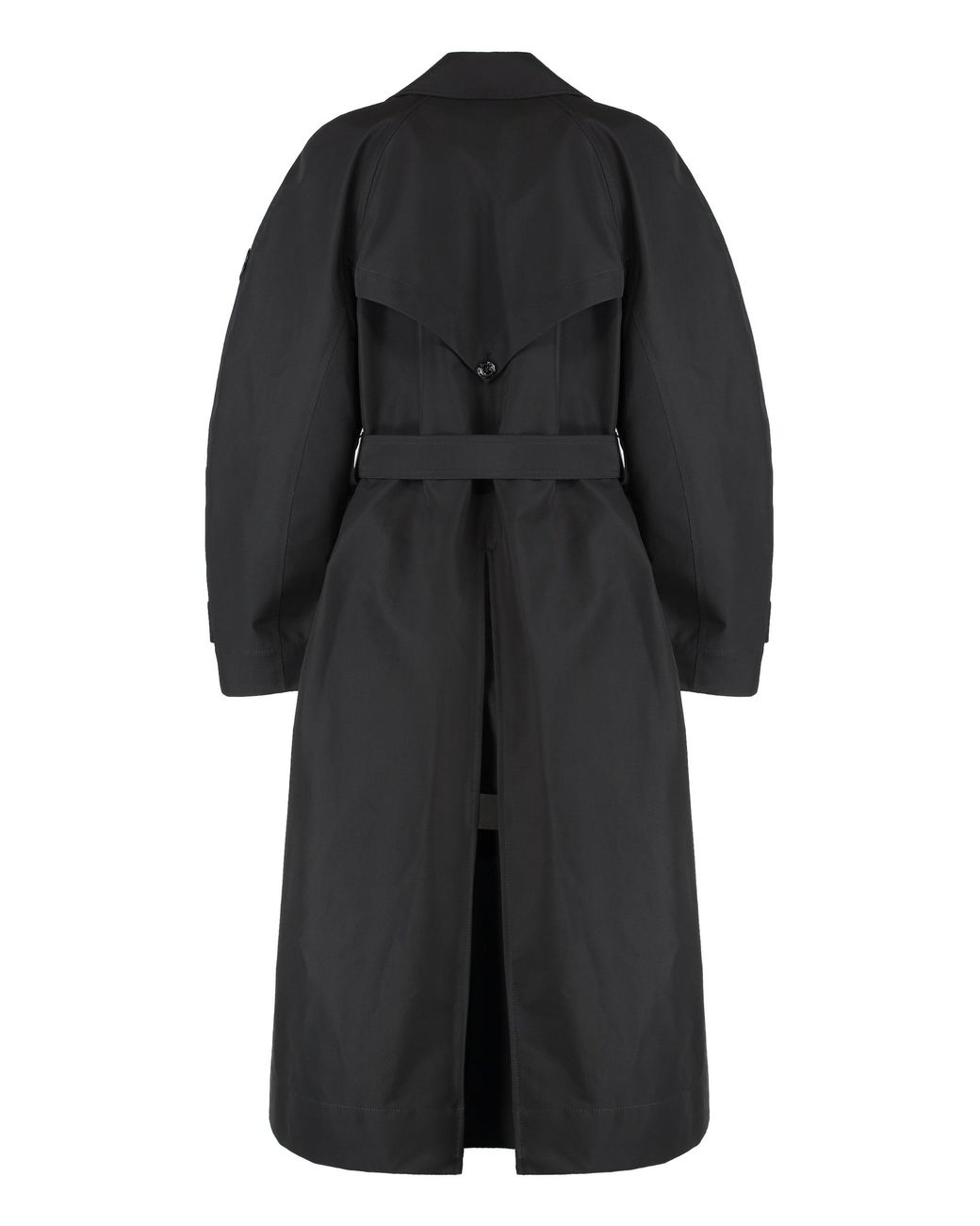 Moncler Genius Black Trench Coat Zake Polyester & Raincoats