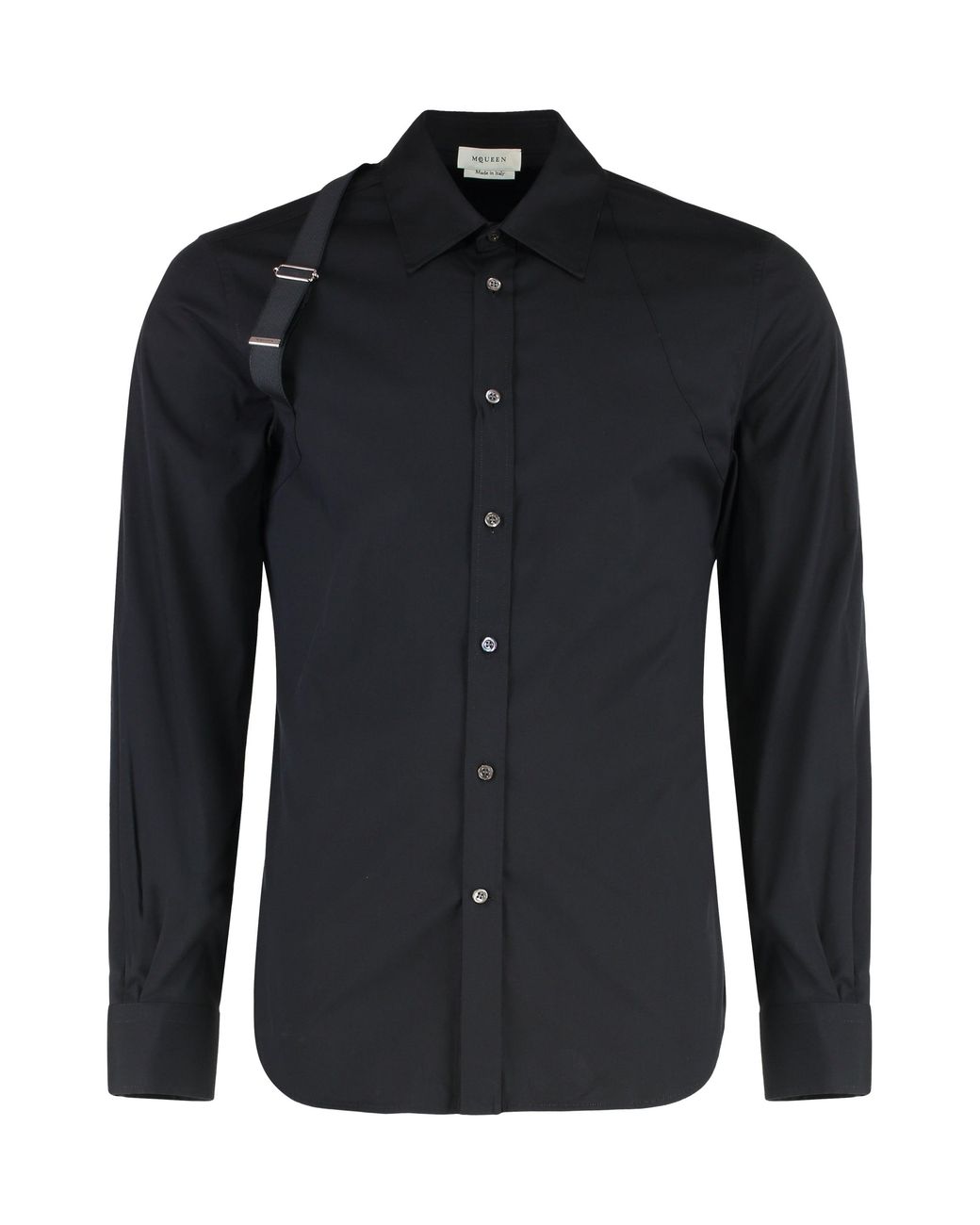 McQueen Blue Cotton Shirt for men