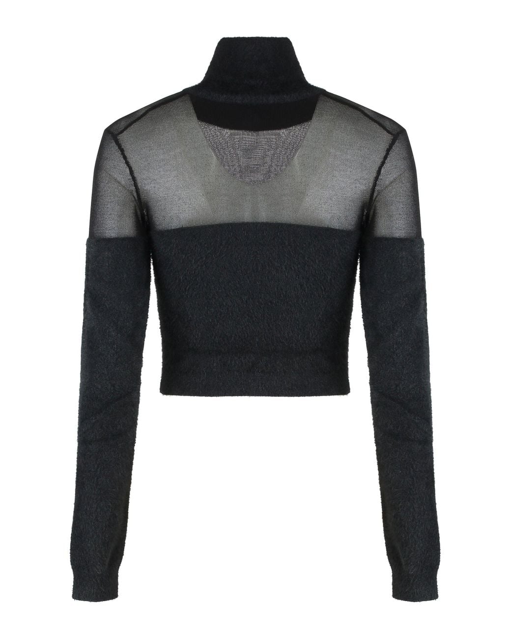 Elisabetta Franchi Black Sweater With Logo Jewelry