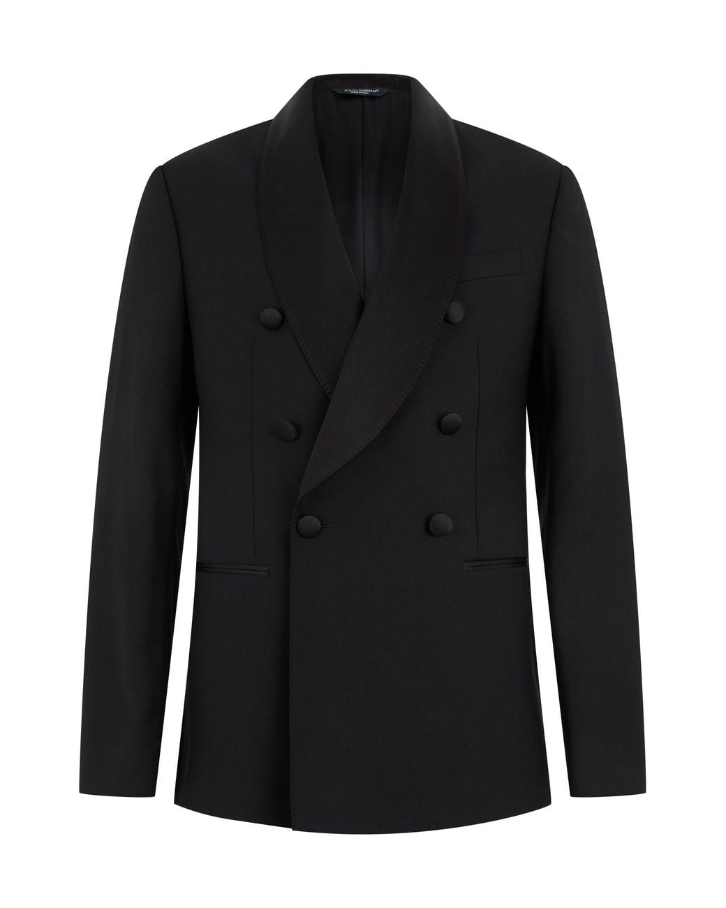 Dolce & Gabbana Black Double-Breasted Jacket for men
