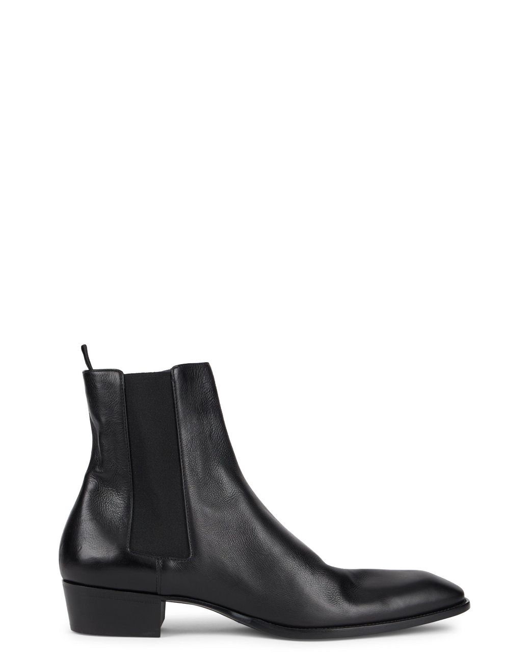Saint Laurent Black Chelsea Boots for men