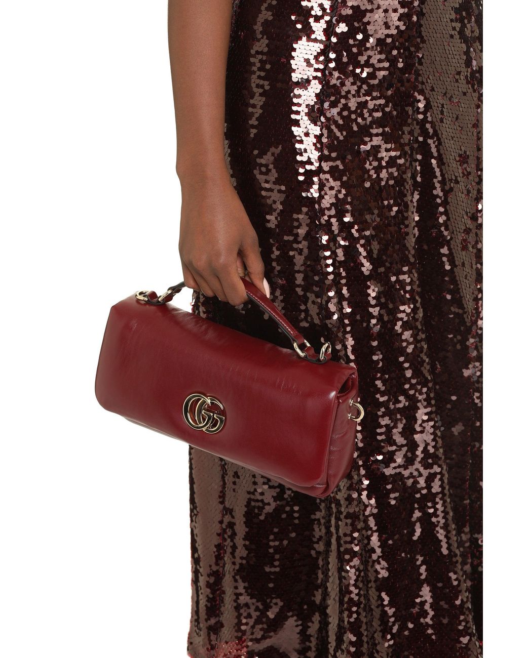 Gucci Purple Small Gg Milano Handbag