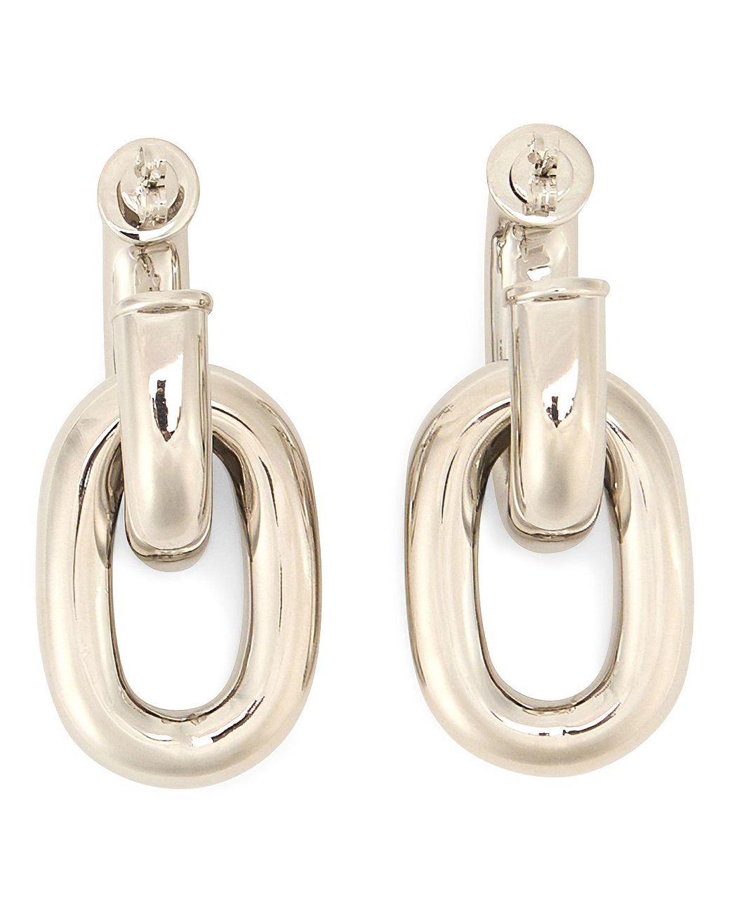 Rabanne Natural Double Xl Link Earrings