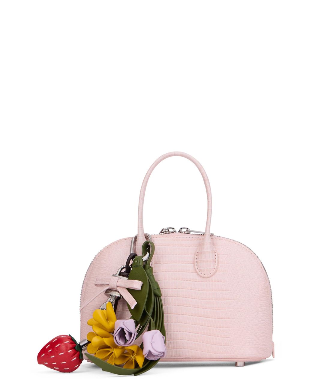 Self-Portrait Pink Mini Handbag With Pendants