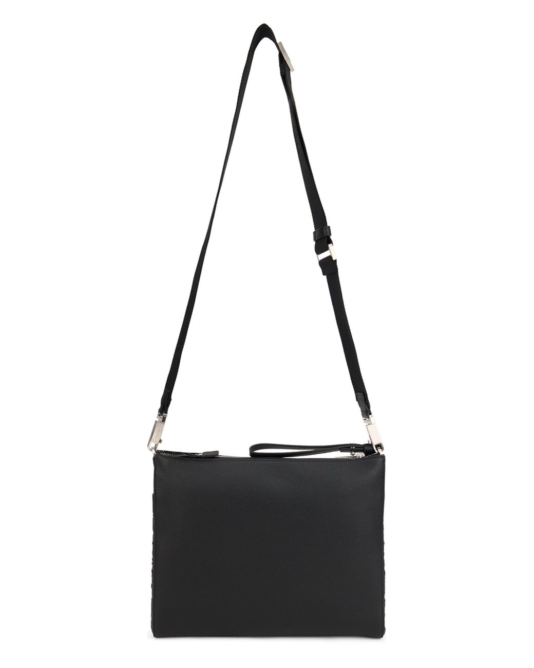 Ferragamo Black Messenger Bag Gancini for men