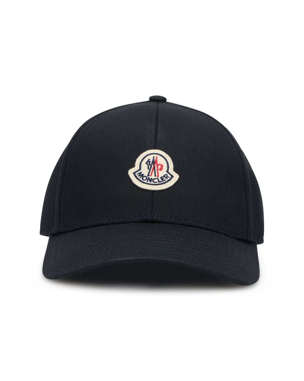 Moncler Blue Cap With Embroidered Logo for men