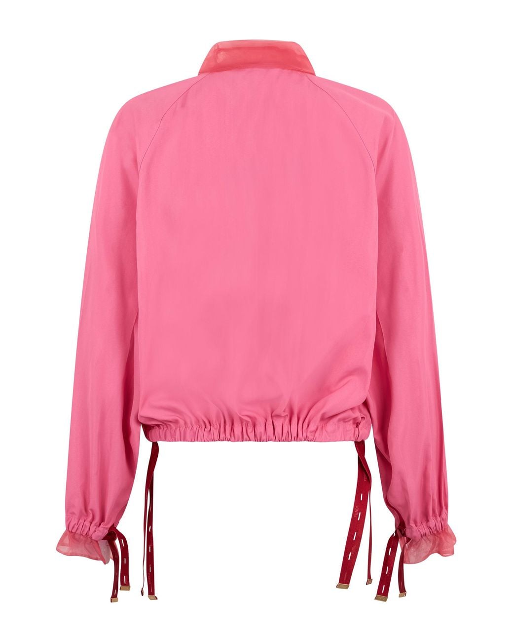 Fendi Pink Light Jacket With Contrasting Collar