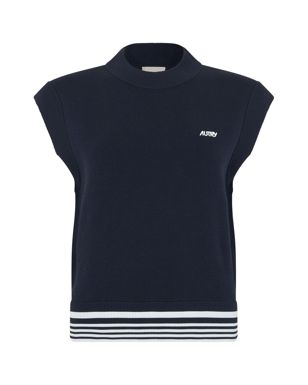 Autry Blue Sweater Without Sleeves