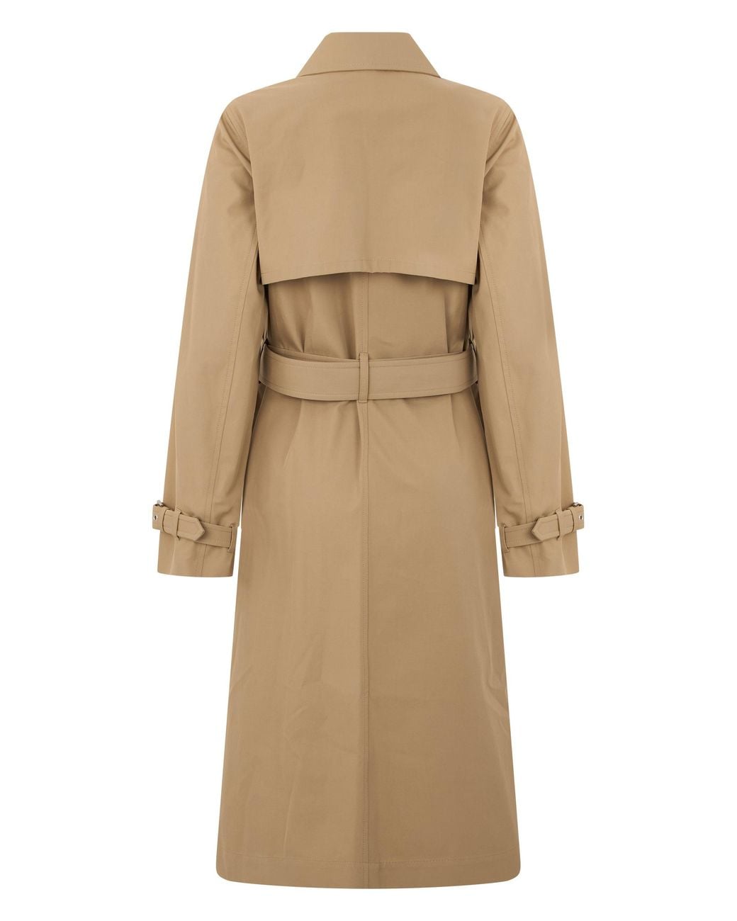 Fendi Natural Double-Breasted Trench