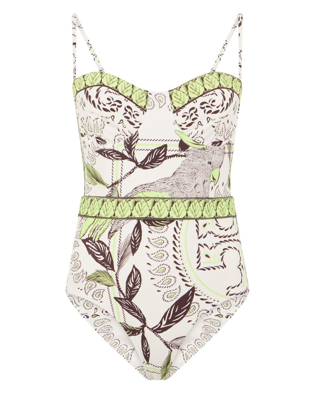 Tory Burch White One-Piece Swimsuit With Print