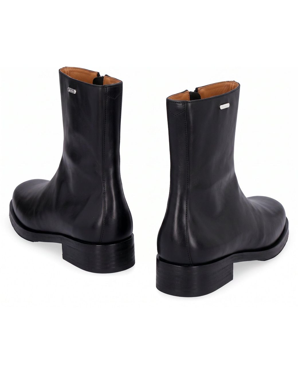 Our Legacy Black Ankle Boots Camion Leather Calf for men