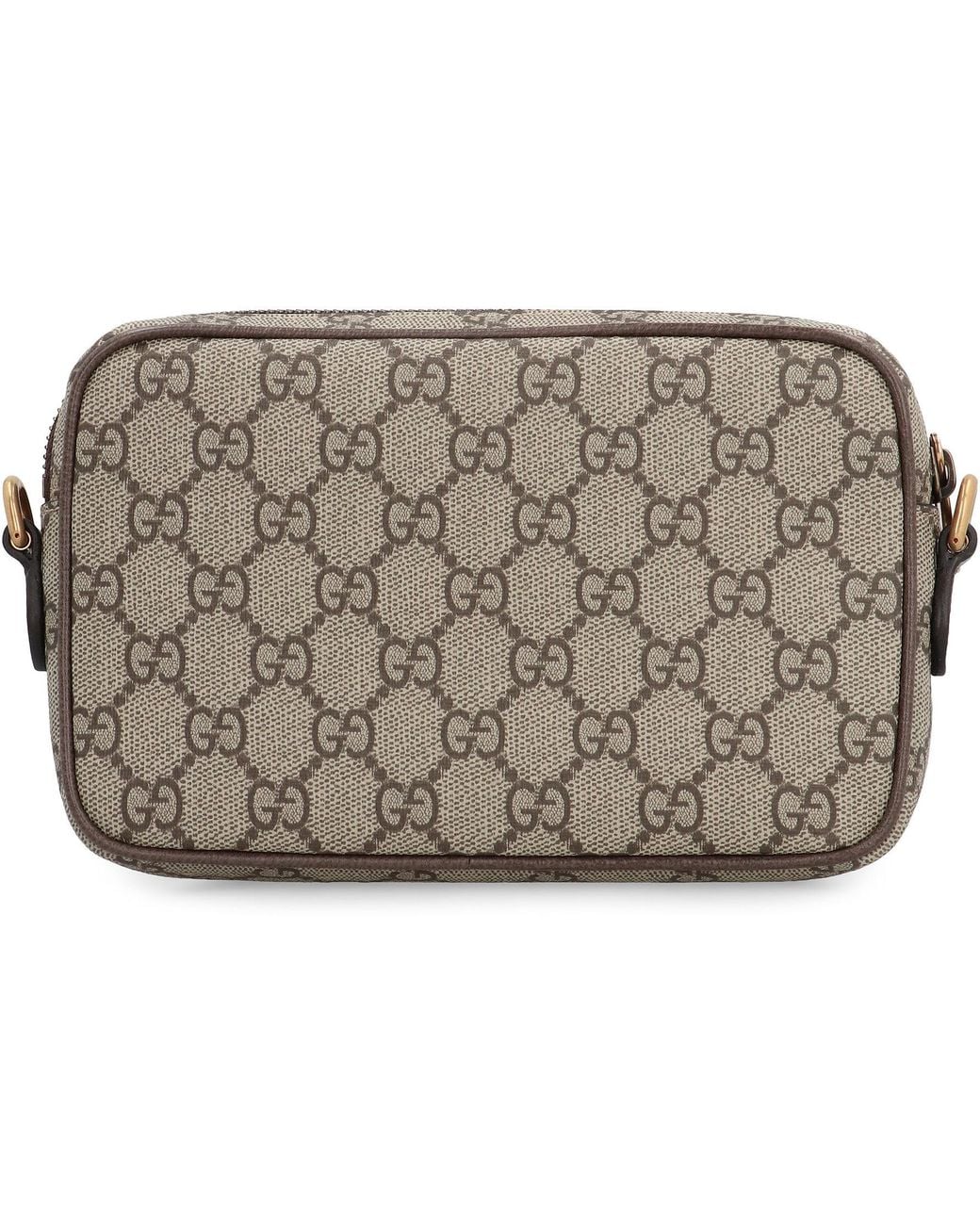 Gucci Gray Ophidia Gg Supreme Fabric Mini Shoulder-Bag for men