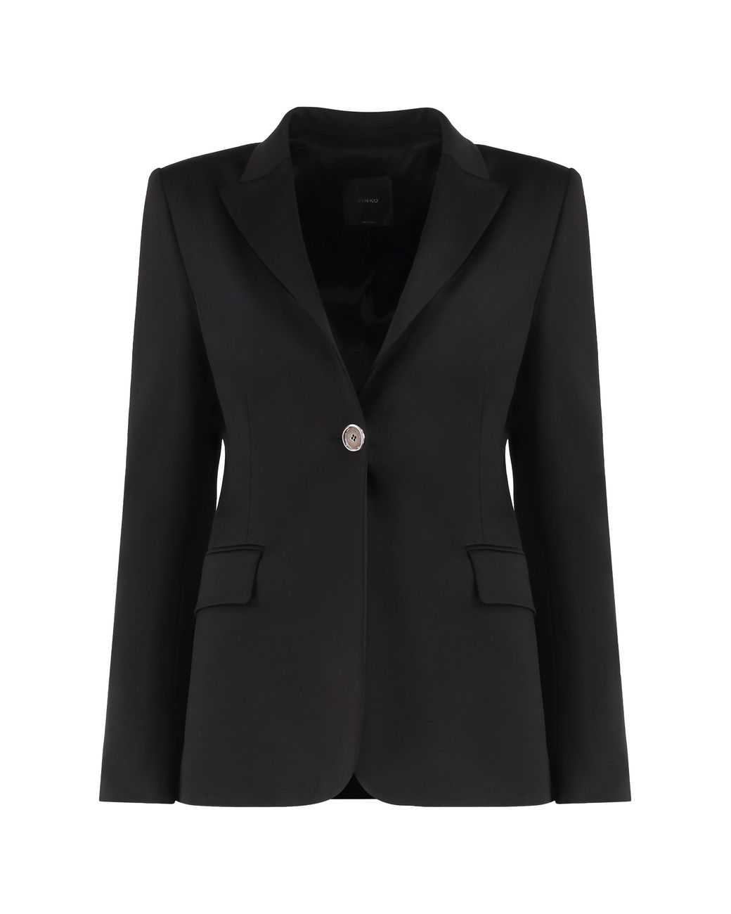 Pinko Black New Signum Single-Breasted One Button Jacket