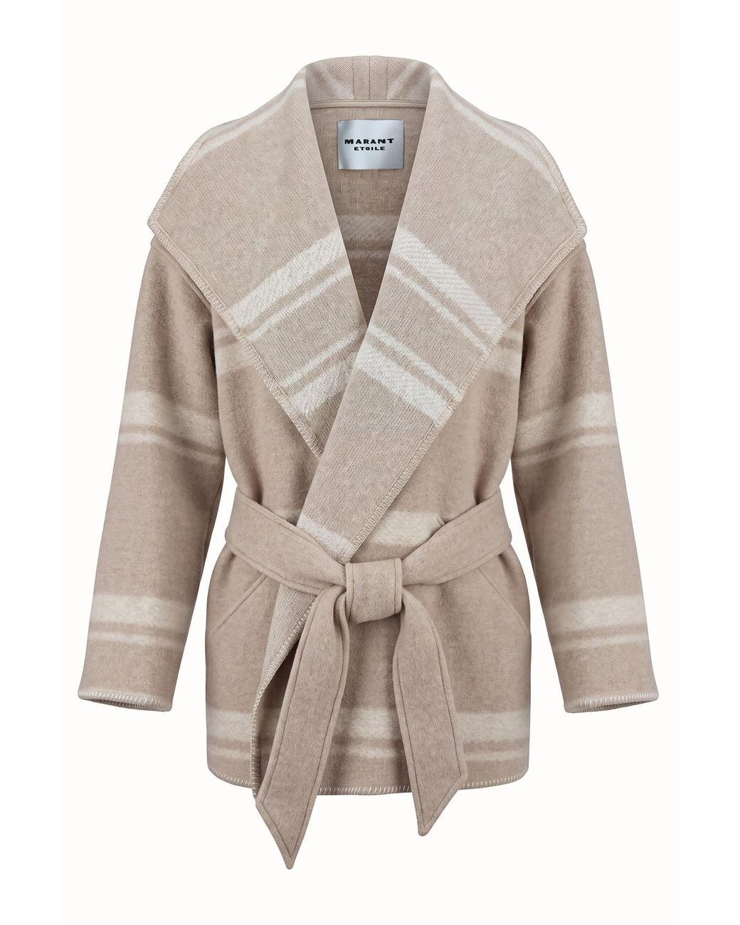 Isabel Marant Natural Cape With Belt