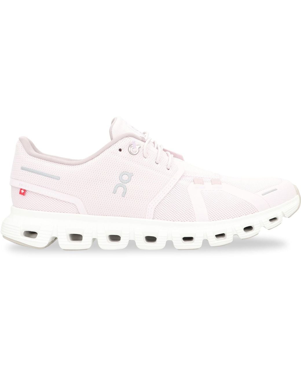 On Shoes Pink Sneakers Low-Top Cloud 6