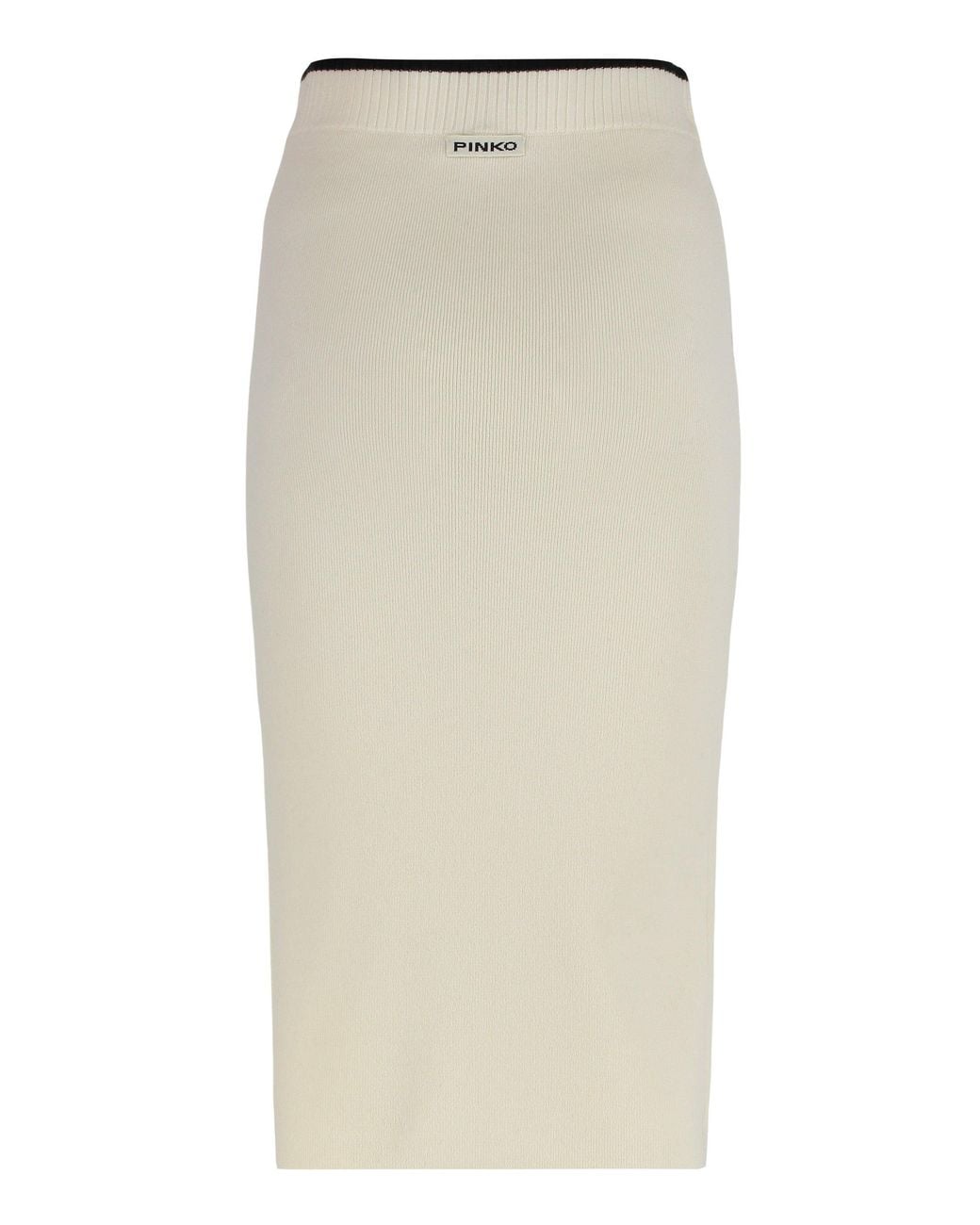 Pinko Natural Skirt Nuova Guinea Wool