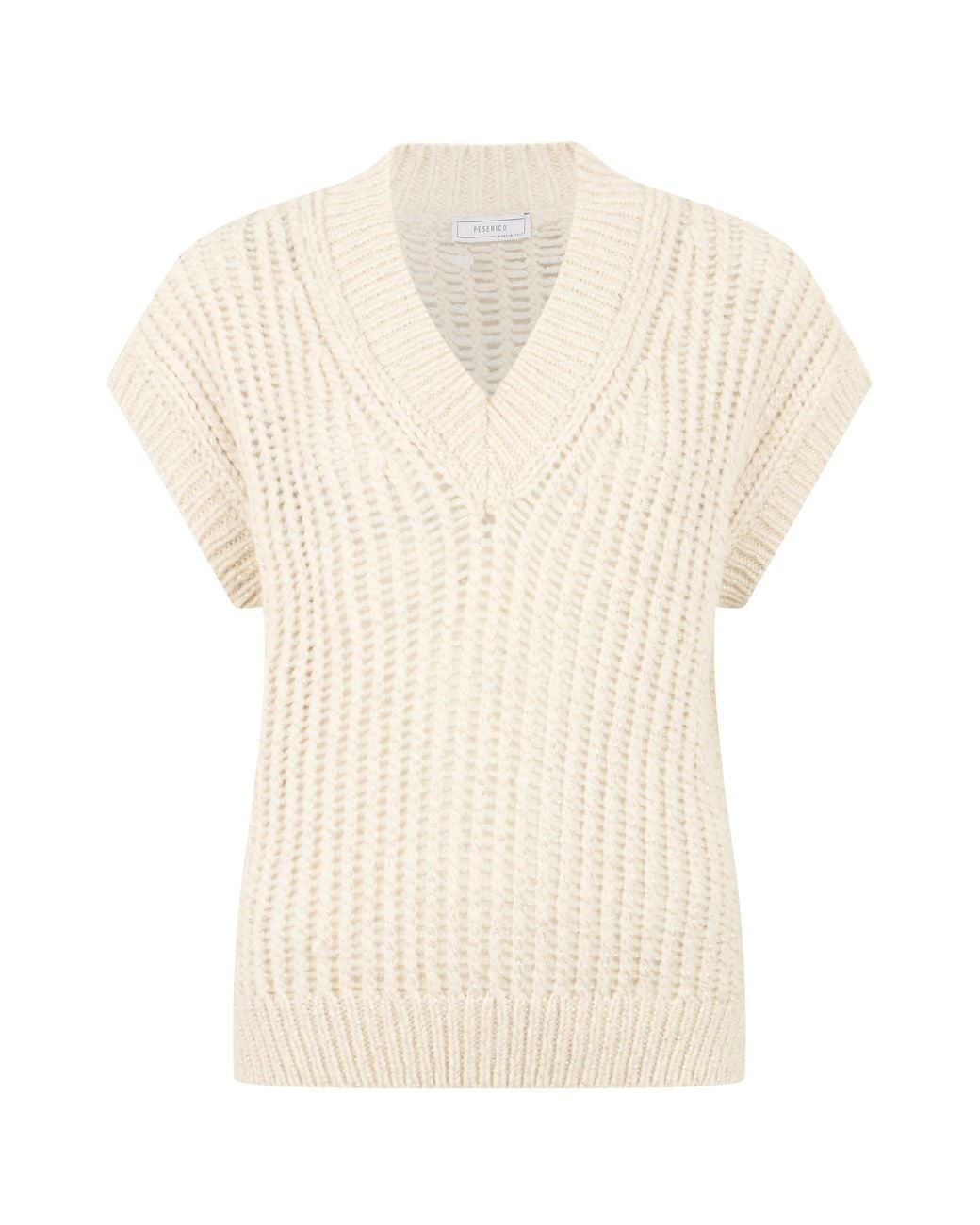 Peserico Natural Woven Vest