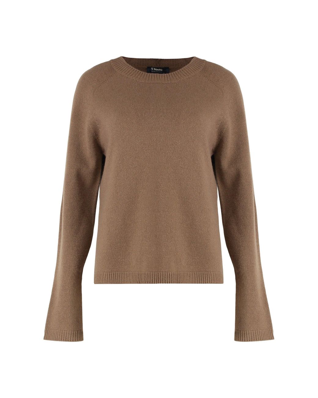 Max Mara Brown Round-Neck Knitwear
