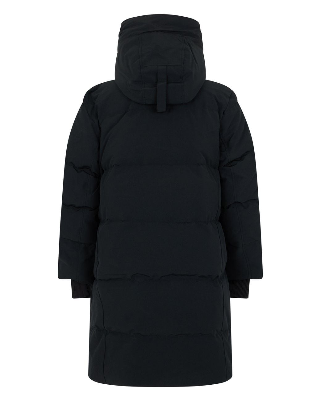 Canada Goose Blue Long Down Jacket With Hood