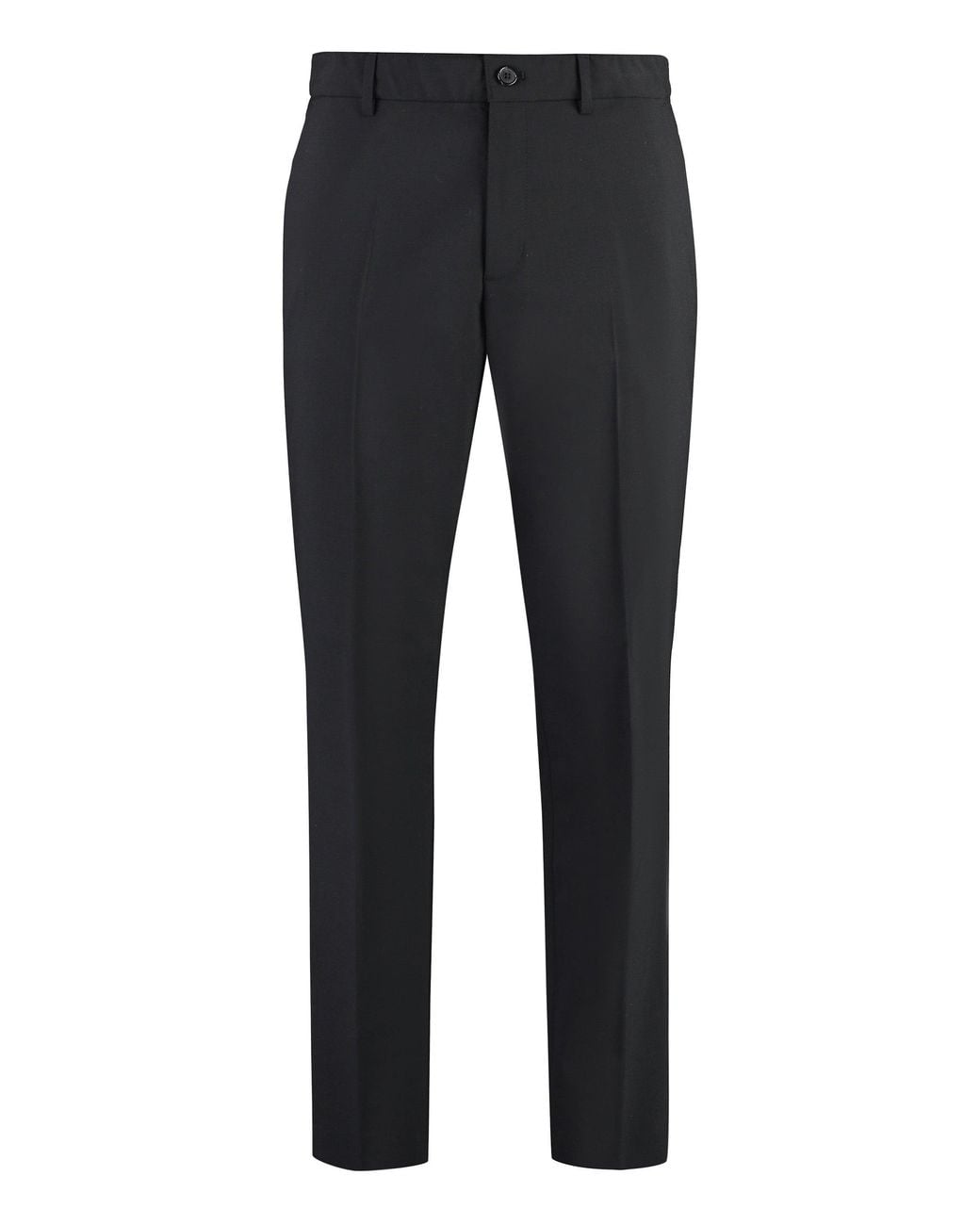 Department 5 Blue Wool Blend Trousers for men