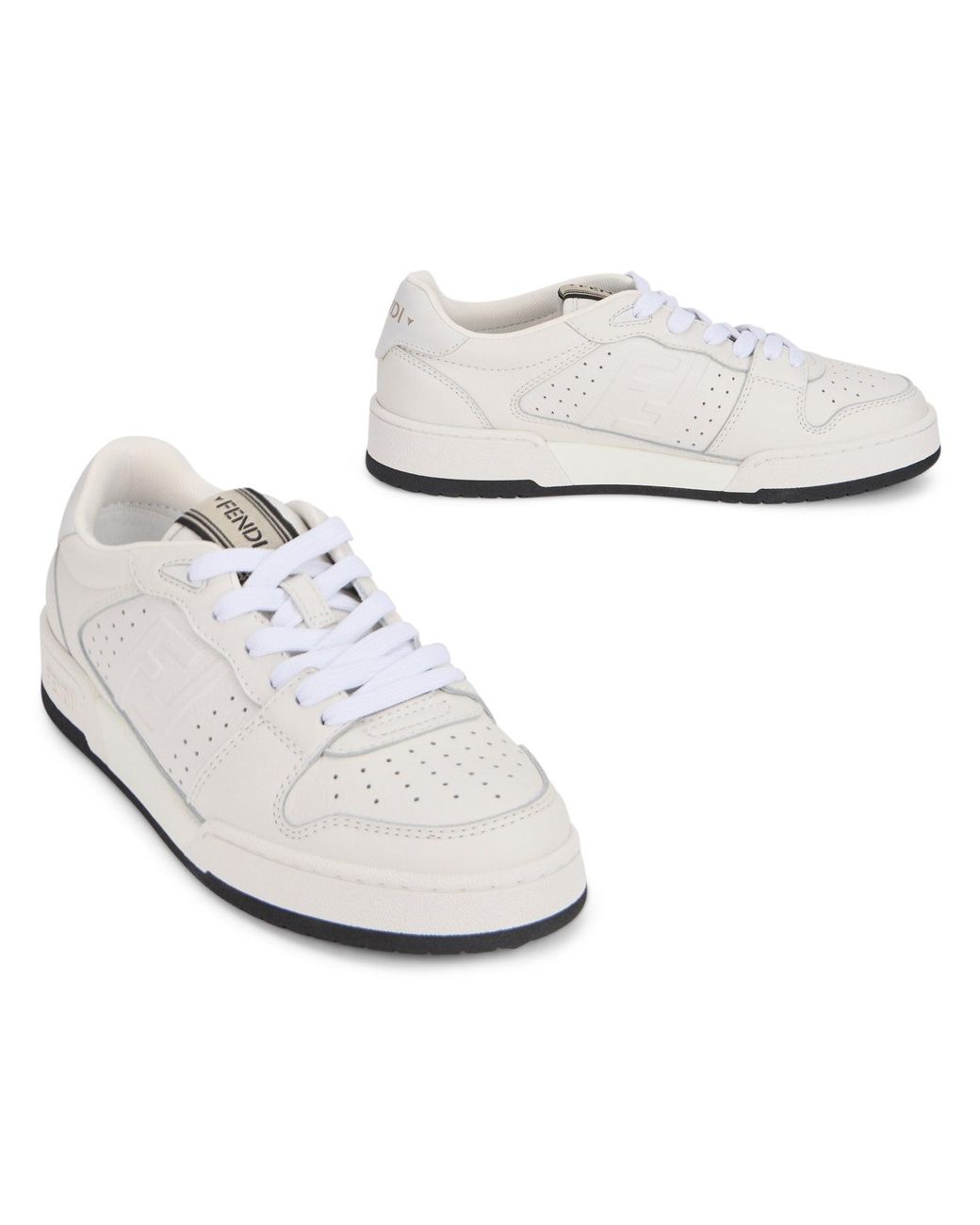 Fendi White Sneakers Match