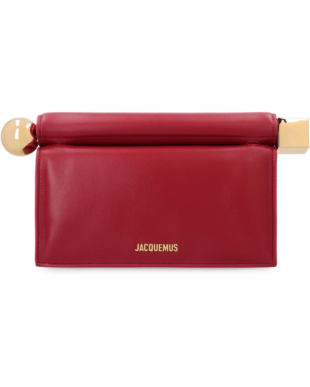 Jacquemus Red Square Leather Pouch
