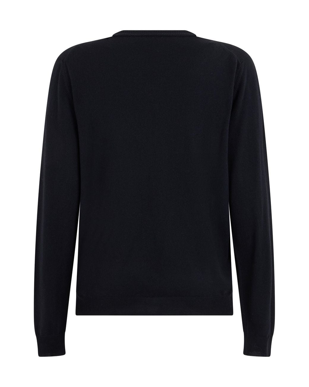 Slowear Blue Virgin Wool Sweater With V-Neck for men