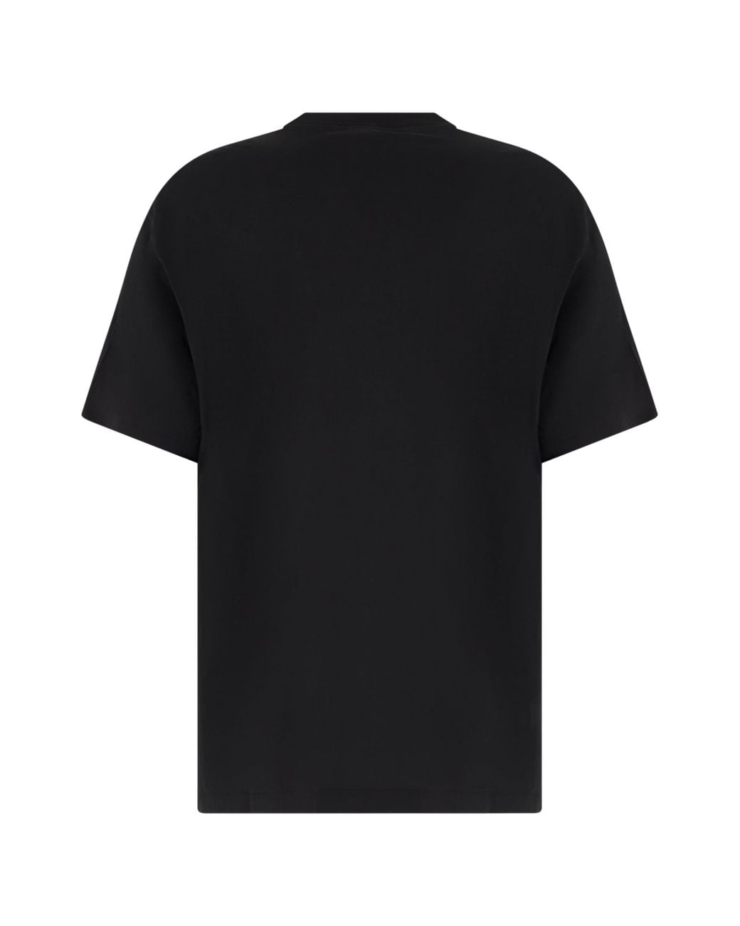 Gucci Black Cotton T-Shirt With Short Sleeves for men
