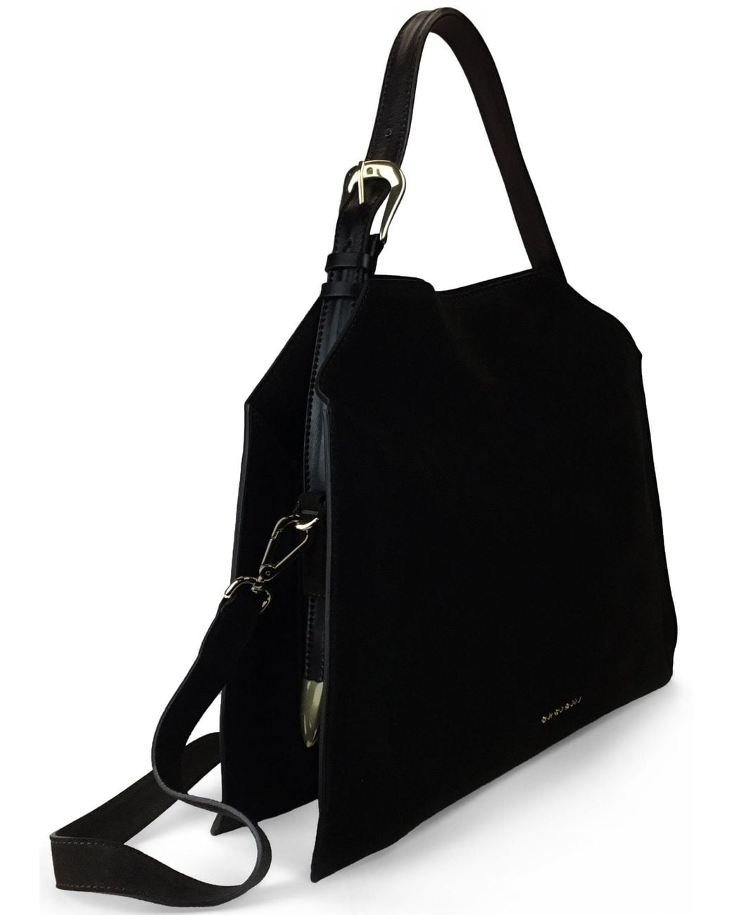 Orciani Black Trinity Lagoon Shoulder Bag