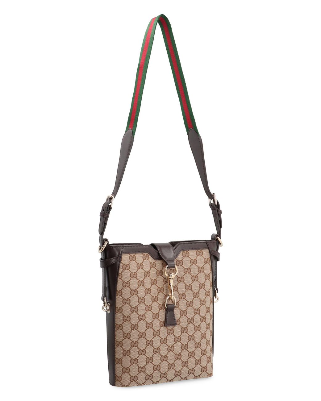 Gucci Brown Canvas Bucket Bag
