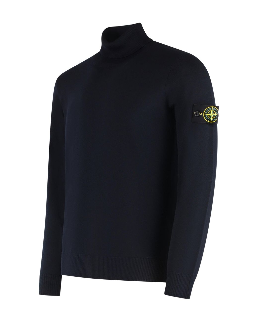 Stone Island Blue Sweater With Turtleneck for men