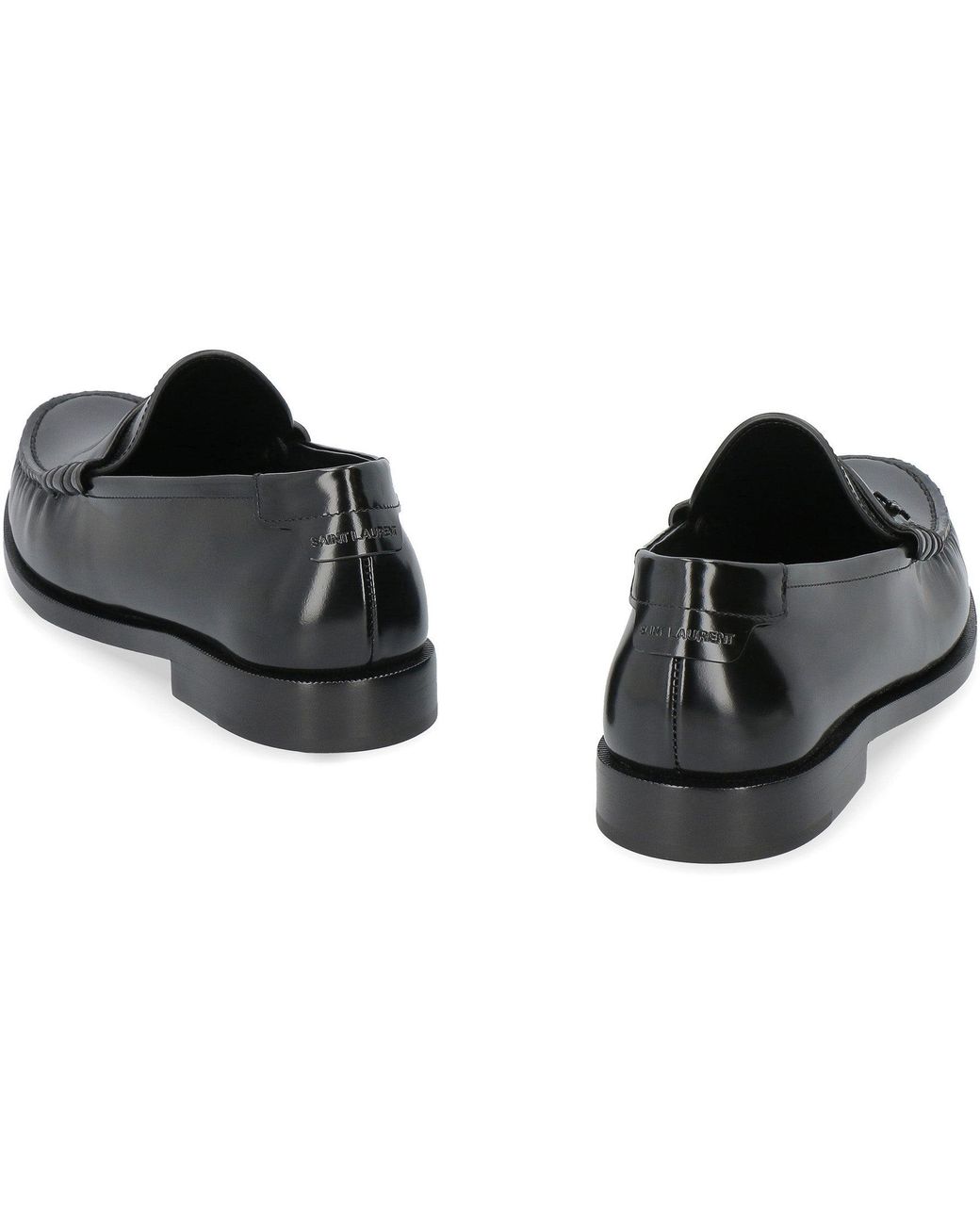 Saint Laurent Black Le Loafer 15 Leather Moccasin