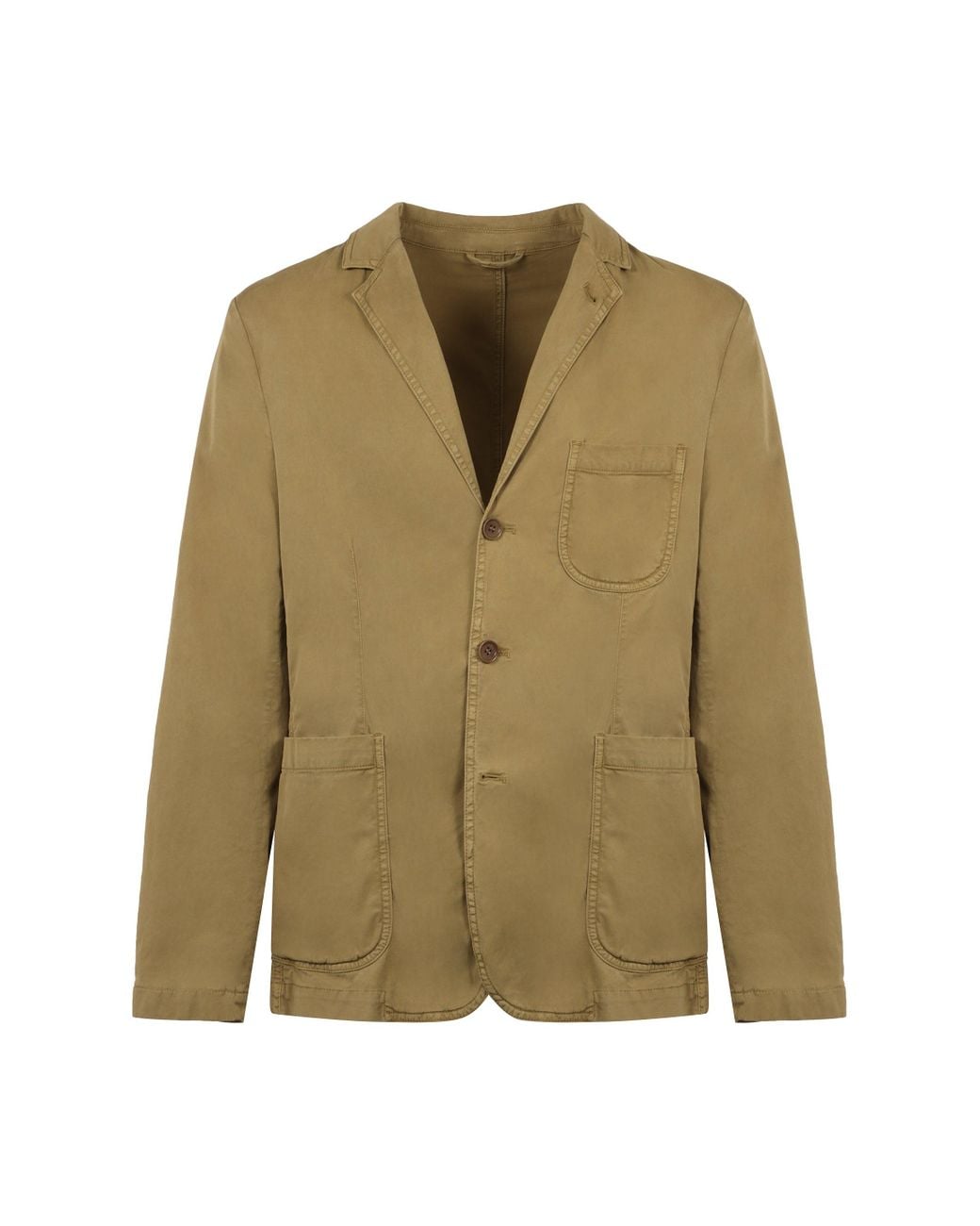 Aspesi Green Three-Button Jacket for men
