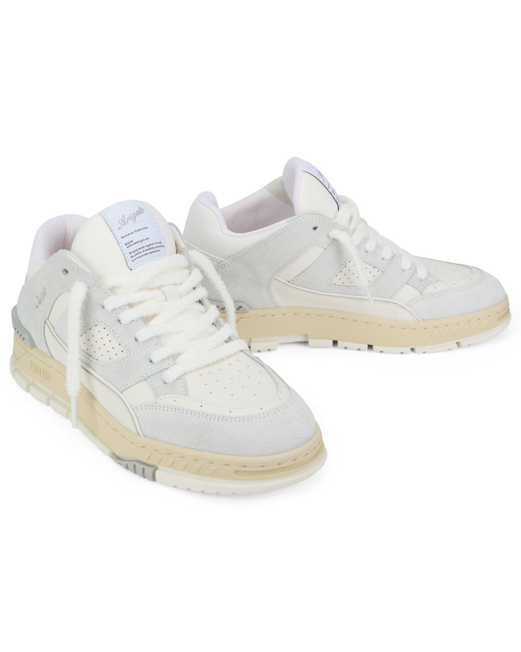 Axel Arigato White Sneakers, Suede Bovine Trainers for men