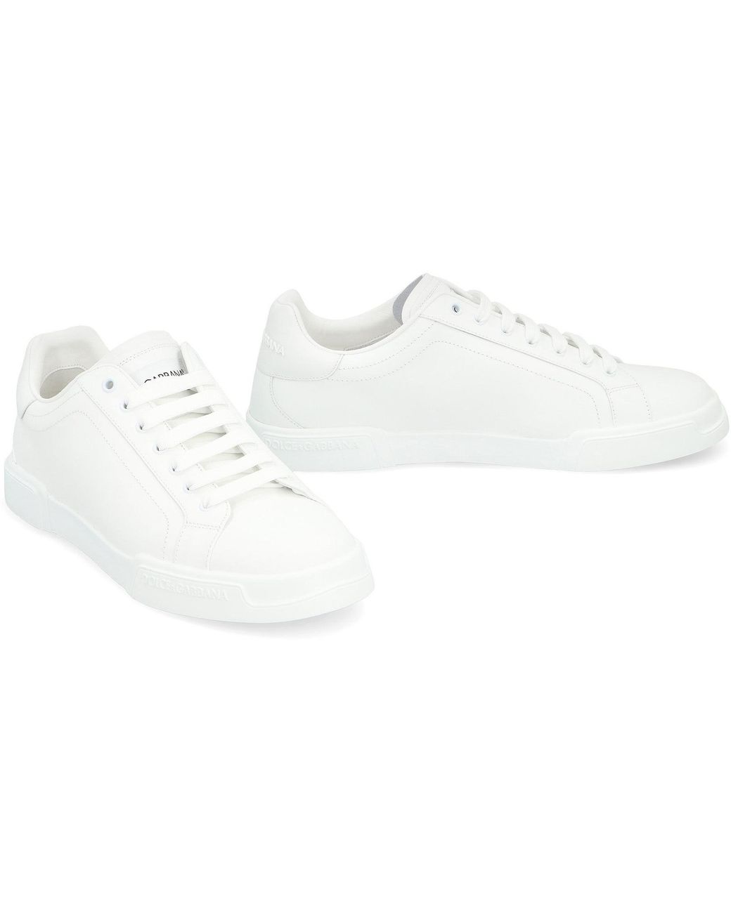 Dolce & Gabbana White Portofino Light Low-Top Sneakers for men