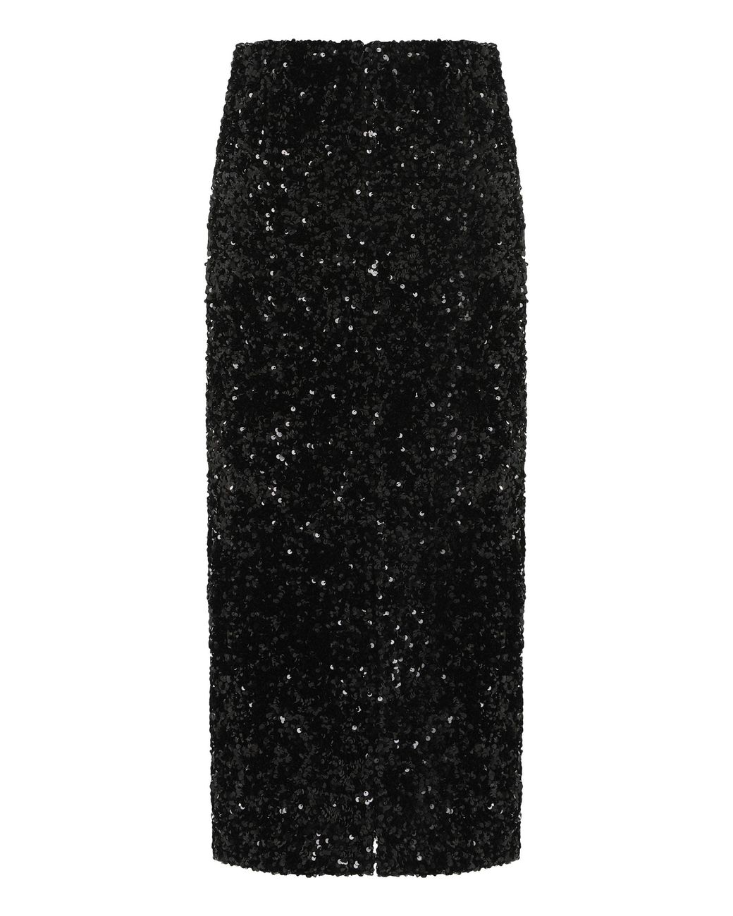 Vince Black Skirt Midi Sequin Polyester