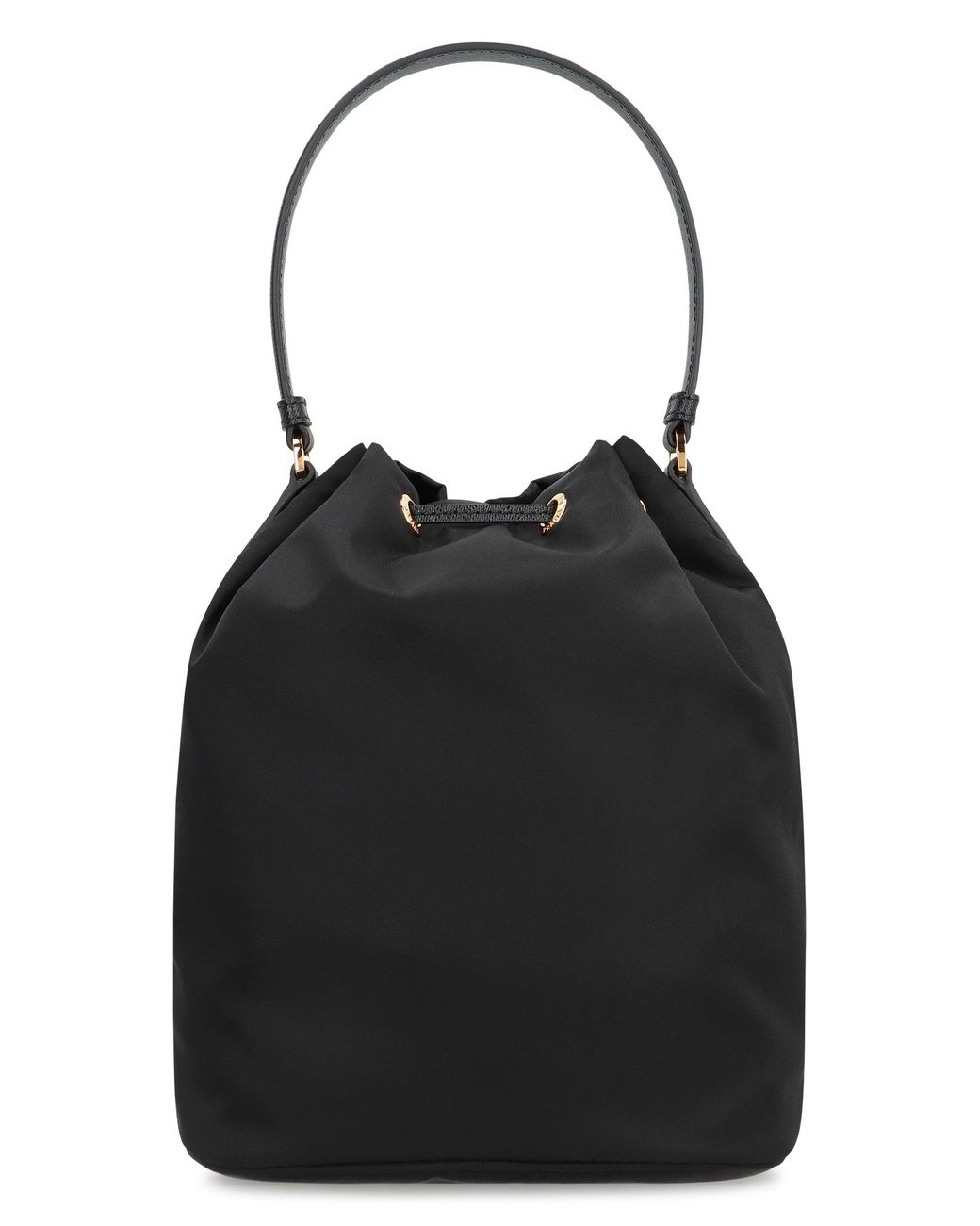 Borsa a secchiello Duet di Prada in Black