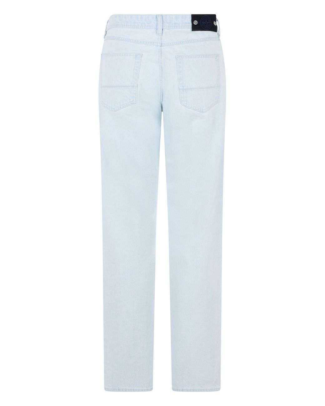 Stone Island Blue Straight Leg Jeans for men